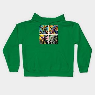 Tinsel Town: Pop Art’s Dazzling Holiday Shine - Classic Christmas Kids Hoodie